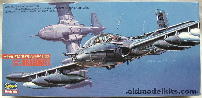 Hasegawa 1/72 Cessna A-37A / A-37B - USAF 19th TASS 51st TFW or 604th SOS 3rd TFW, 513 plastic model kit